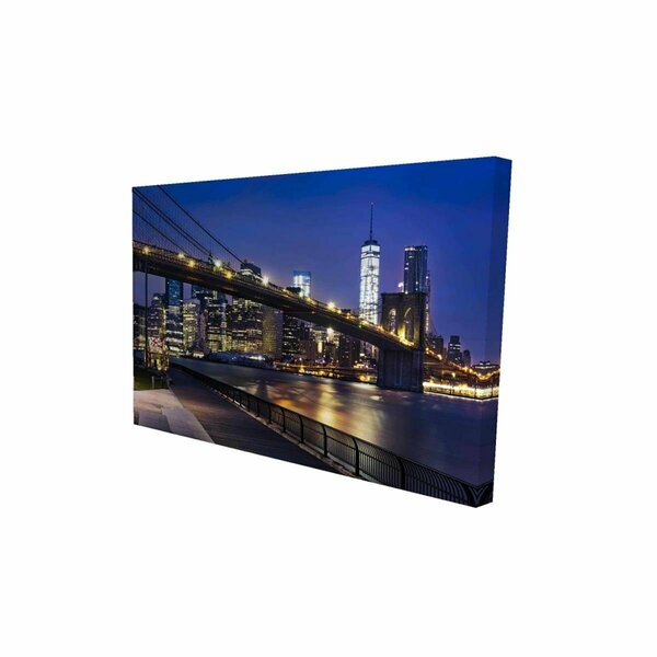 Begin Home Decor 20 x 30 in. City At Night-Print on Canvas 2080-2030-PH13